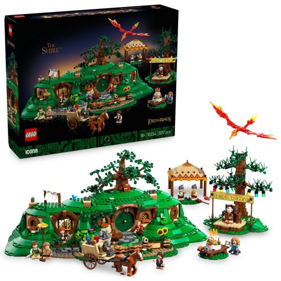 LEGO® - Icons 10354 魔戒：夏爾 (比爾博巴金斯,玩具模型,居家擺設,積木)