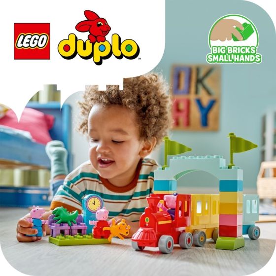 LEGO® DUPLO 10466 Train Ride with Grandpa Pig (PEPPA PIG,Creative Games,Kids Toys,Bricks)