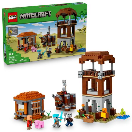 LEGO® - Minecraft® 21278 掠奪者基地與巨獸 (麥塊