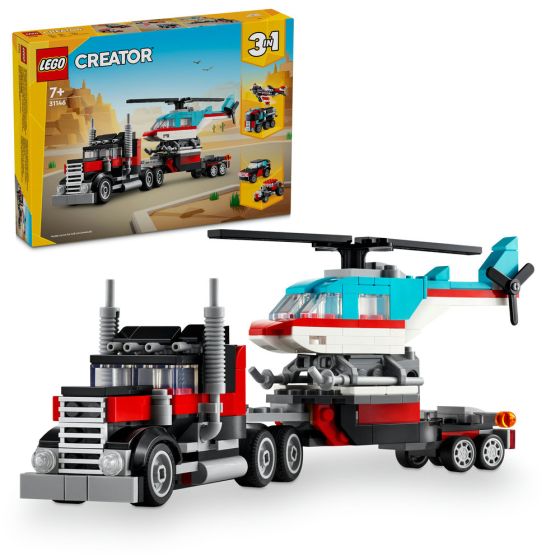 LEGO® - Creator 31146 平板卡車和直升機 (玩具