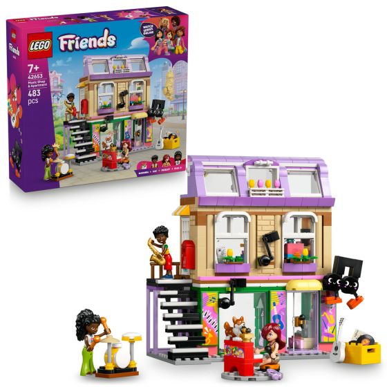 LEGO® - Friends 42653 樂器行和公寓 (樂器玩具