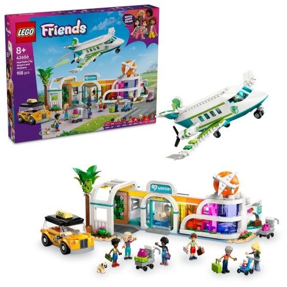 LEGO® - Friends 42656 心湖城機場和飛機 (玩具飛機