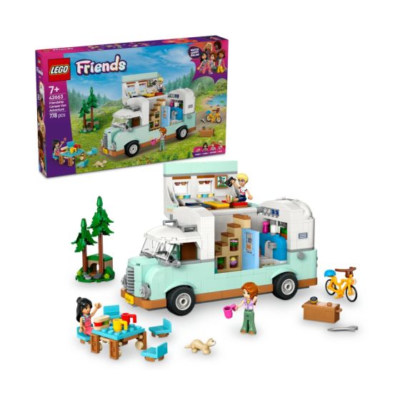 LEGO® - Friends 42663 乘露營車的友誼冒險 (角色扮演玩具