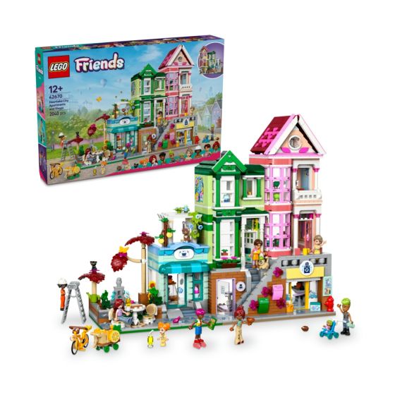 LEGO® - Friends 42670 心湖城大樓和商店 (角色扮演玩具