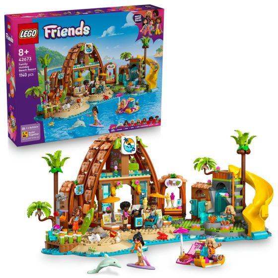 LEGO® - Friends 42673 家庭旅行之海邊度假村 (家家酒