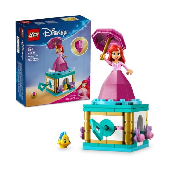 LEGO® - Disney™ 43259 小美人魚Ariel旋轉盒 ( 迪士尼玩具