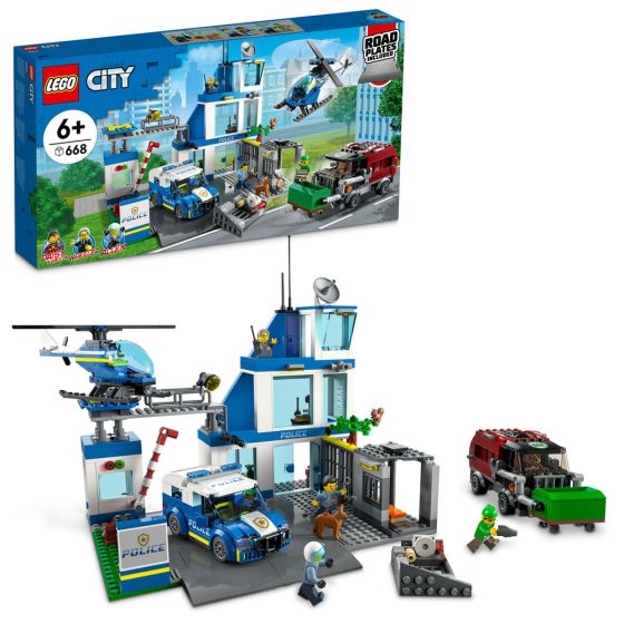 LEGO®City 60316 警察局 (警車