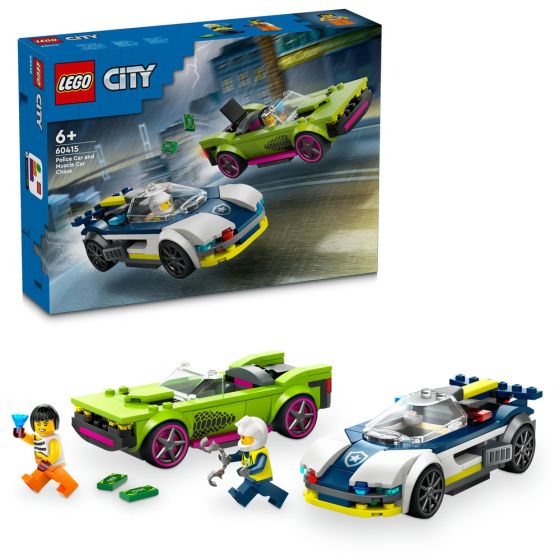 LEGO® - City 60415 警車和肌肉車追逐戰 (玩具