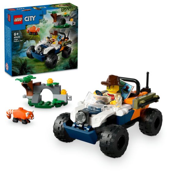 LEGO® - City 60424 叢林探險家沙灘車喜馬拉雅小貓熊任務 (玩具車