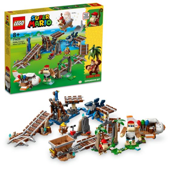 LEGO® - Super Mario™ 71425 Diddy Kong 的礦車之旅擴充版圖 (瑪利歐玩具