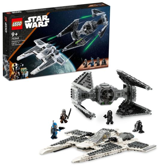 LEGO®Star Wars™ 75348 Mandalorian Fang Fighter vs TIE Interceptor™ (星球大戰