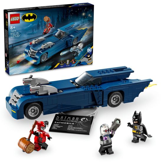 LEGO® - DC Super Heroes 76274 Batman™ with the Batmobile™ vs. Harley Quinn™ and Mr. Freeze™ (超級英雄玩具