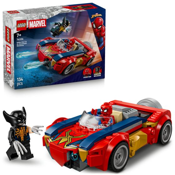 LEGO® - Marvel Super Heroes 76336 蜘蛛俠汽車大戰猛毒化金鋼狼 (玩具車