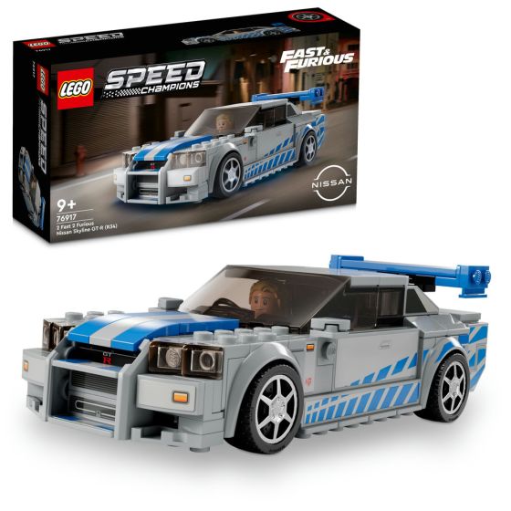 LEGO® - Speed Champions 76917 2 Fast 2 Furious Nissan Skyline GT-R (R34) (狂野極速