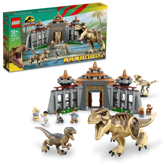 LEGO® - Jurassic World™ 76961 Visitor Center: T. rex & Raptor Attack (侏儸紀玩具