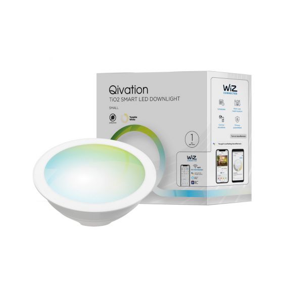Qivation 光觸媒智能LED黃白光筒燈 (小 / 中)LQ10011n2_M