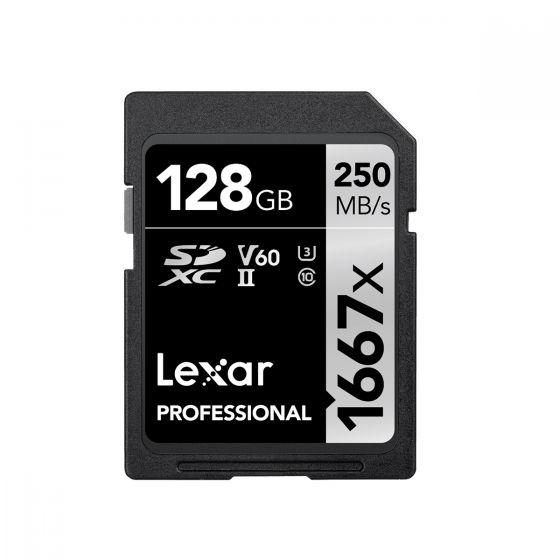 Lexar - Professional 1667X  SDXC UHS-II 記憶卡 - 128GB LSD128GCB1667