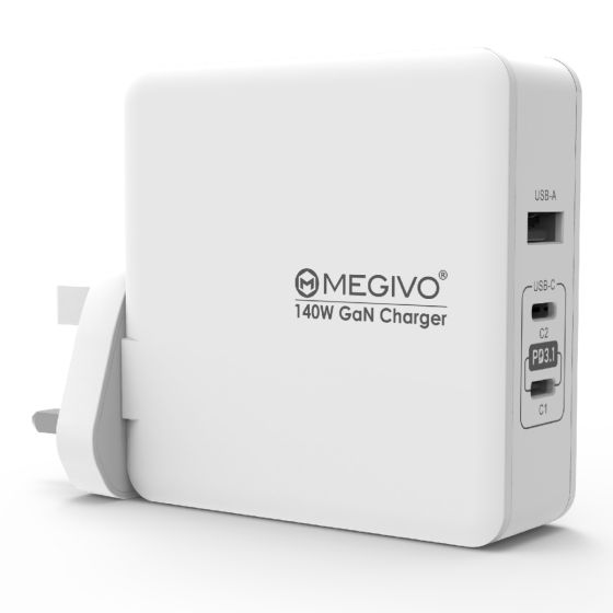MEGIVO - World Link GaN 140W 充電器 M-WL140W
