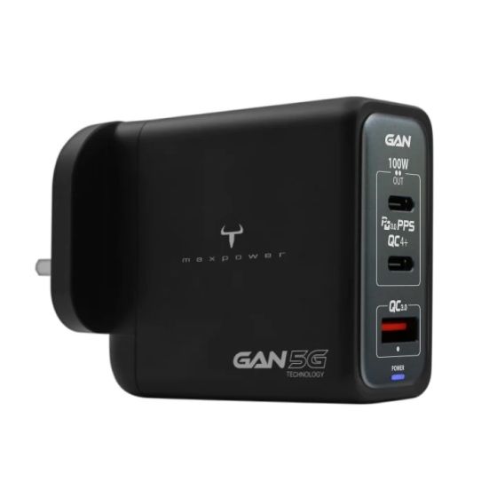 牛魔王 - GN100X 100W 3 位 GaN USB 充電器 MAXPOWER-GN100X