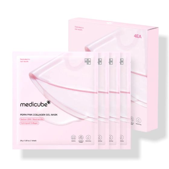 Medicube - PDRN 粉紅胜肽膠原凝膠面膜 4片 CR-ME_PDRN_MASK