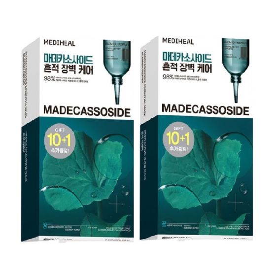 Mediheal - 2包裝 - 積雪草淡斑修復精華面膜 (共22片) CR-MH-MAD-MASK_2