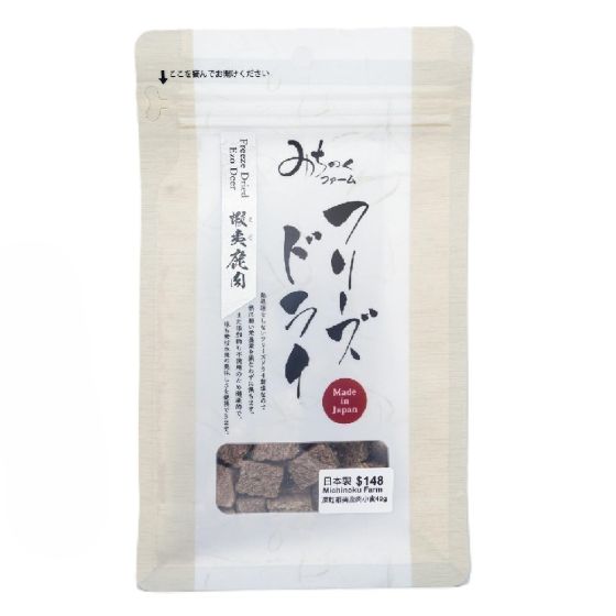 Michinoku Farm - 凍乾蝦夷鹿肉小食 40g MICH-43277