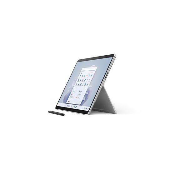 [只限商業客戶] Microsoft Surface Pro 9 i7-1265U/16GB RAM/256GB SSD/Win11 Pro - 白金色 (QIM-00012) | 贈送 Surface Pro Signature 鍵盤保護蓋連 Surface 第 2 代超薄手寫筆 - 黑色|英文版 (15) / 中文版 (18) [預計送貨時間: 7-10工作天]