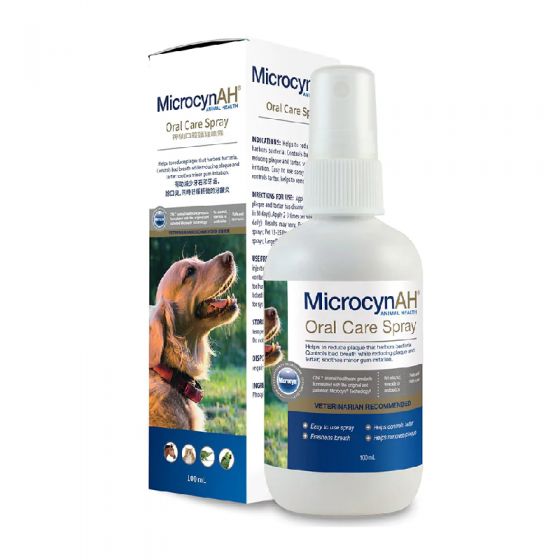 MicrocynAH 麥高臣寵物口腔護理噴霧 100ml Micro-Oral-100ml