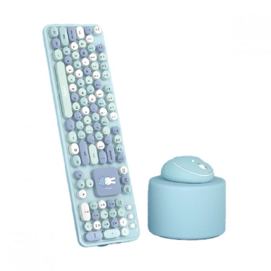 Miffy - 無線全鍵盤+滑鼠+鍵盤滑鼠墊 3合1套裝 (藍色/粉紅色) MIFI13-ALL