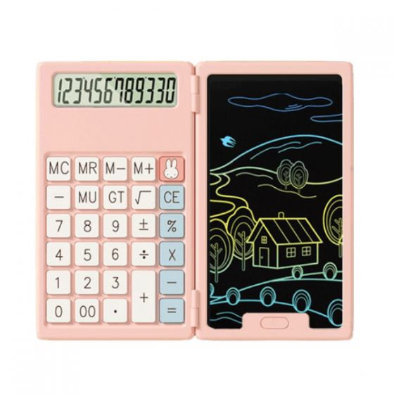 Miffy - 折疊便攜式二合一手寫板計算機 (藍色/粉紅色) MIFI16-ALL