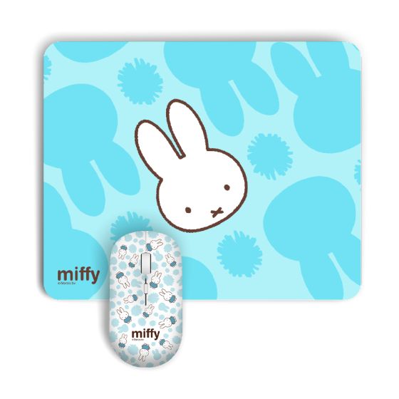 miffy - 2.4G 滑鼠及滑鼠墊 (多色選擇) MIF31-All
