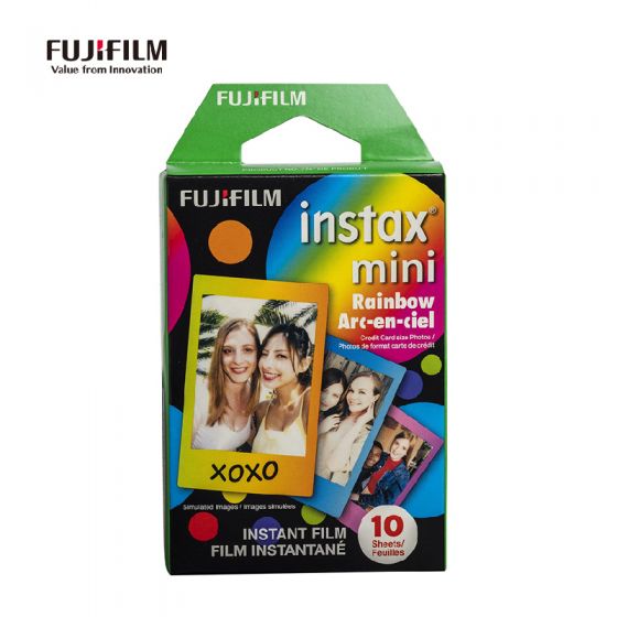 富士 Fujifilm - 即影即有Mini相紙 Rainbow 彩色 Mini_Film_Rainbow