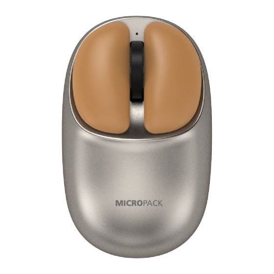 Micropack - 雙模式磁吸無線滑鼠 2.4G + Bluetooth (多色選擇) ML-202W-MO
