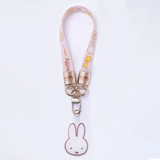 Miffy - Cross-body Strap 手機背帶 (粉紅 / 粉藍 / 白)