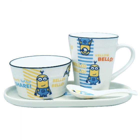 Minions - 4P Ceramic Tableware Set MNC12474