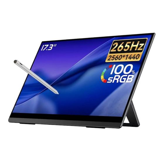 EHOMEWEI - D6 Air 17.3" QHD 265Hz IPS 可觸控便攜式顯示器(MO-ED6AIR+LB-MON) MO-ED6AIR