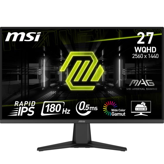 MSI - MAG 275QF 27" 2K 180Hz 0.5ms 電競顯示器 (MO-MA275QF/CE-ACPC/LB-MON) MO-MA275QF
