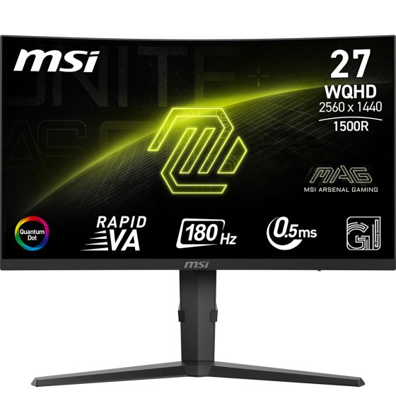 MSI - MAG 275CQRF QD E2 27" Rapid VA 180Hz 量子點曲面電競顯示器 (MO-MA27CQD/CE-MNBC06U/LB-MON) MO-MA27CQD