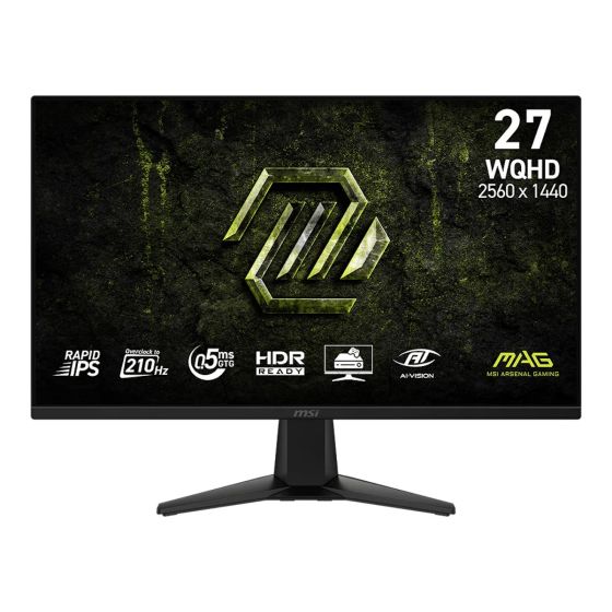 MSI MAG 275QF E21 27" 2K 210Hz Rapid IPS 電競顯示器(MO-MA27QE2+CE-ACPC+LB-MON) MO-MA27QE2