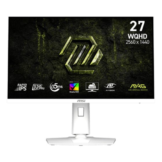 MSI - MAG 274QRFW X32 27" 2K 320Hz IPS 電競顯示器(MO-MA27W32+CE-ACPC+LB-MON) MO-MA27W32