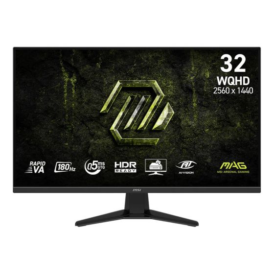 MSI MAG 325QF E18V 32" 2K 180Hz 電競顯示器(MO-MA32QFV+CE-ACPC+LB-MON) MO-MA32QFV