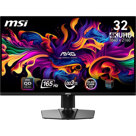 MSI - MAG 321UP QD-OLED 32" 4K 165Hz 量子點電競顯示器 (MO-MA32UPO/CE-ACPC/LB-MON) MO-MA32UPO