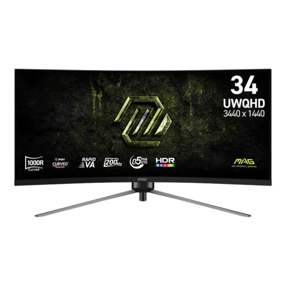 MSI - MAG 345CQRF E20 34" UWQHD 200Hz 電競顯示器(MO-MA345E2+CE-ACPC+LB-MON) MO-MA345E2