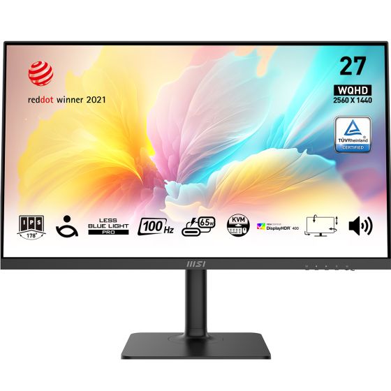 MSI - Modern MD272QXP 27" 2K IPS 100Hz 1ms 可90度旋轉 / 可調升降 