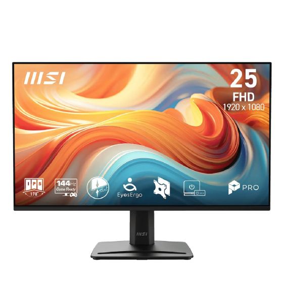 MSI - PRO MP251 E14A 25" FHD 144Hz 帶揚聲器顯示器(MO-MP251E4+CE-ACPC+LB-MON) MO-MP251E4