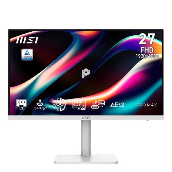 MSI - PRO MAX 271PHW E14 27" FHD 144Hz 帶揚聲器顯示器(MO-MPM27PW+CE-MNBC06U+LB-MON) MO-MPM27PW