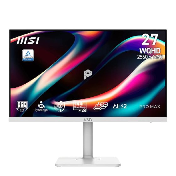 MSI - PRO MAX 271QPHW E14 27" WQHD 144Hz 帶揚聲器顯示器(MO-MPM27QW+CE-MNBC06U+LB-MON) MO-MPM27QW