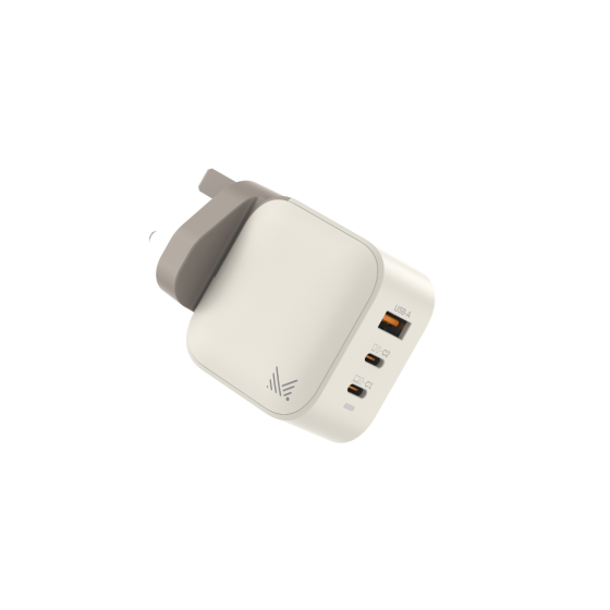 MONOCOZZI - ESSENTIALS｜65W 3端口 USB-C GaN充電器 (英規) - (2款顏色)