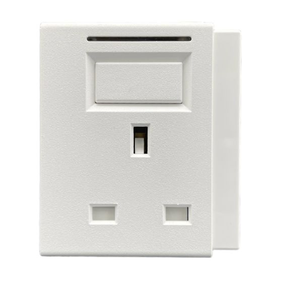 MY SOCKET - 組合拖板 13A 英式插座模組(白色/黑色/水泥灰色/粉蝶花色/松柏綠色/白風信子色) MS23T001-13A-all