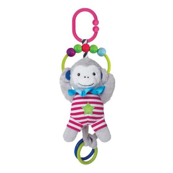 Manhattan Toy - 挑皮小猴子可吊布娃娃 MT213250